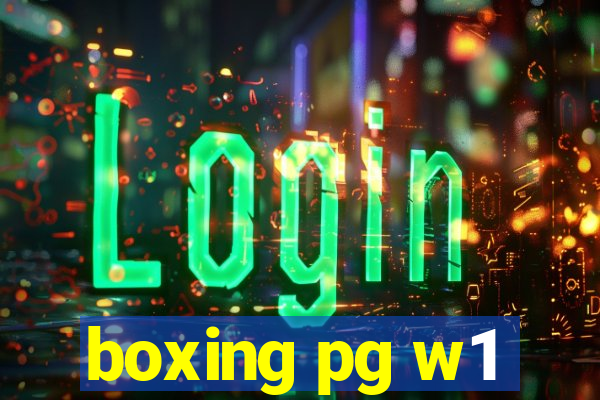 boxing pg w1